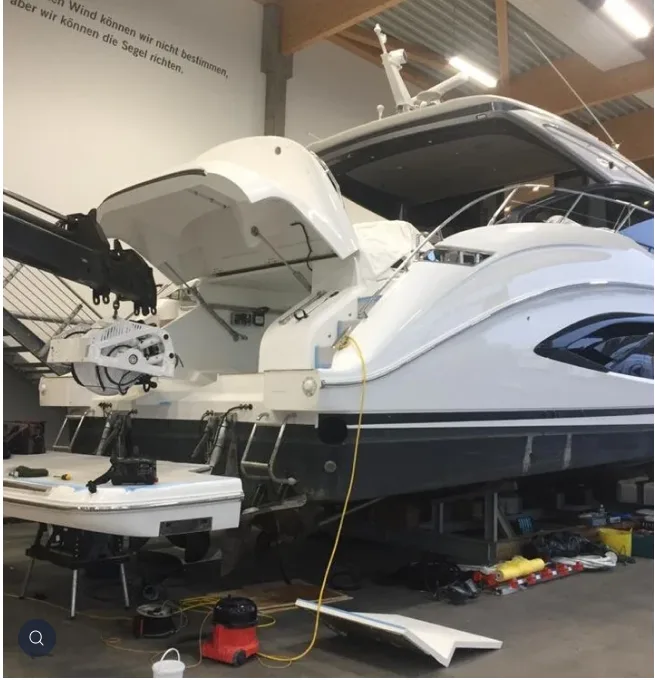 Boats in the Osmotech workshop